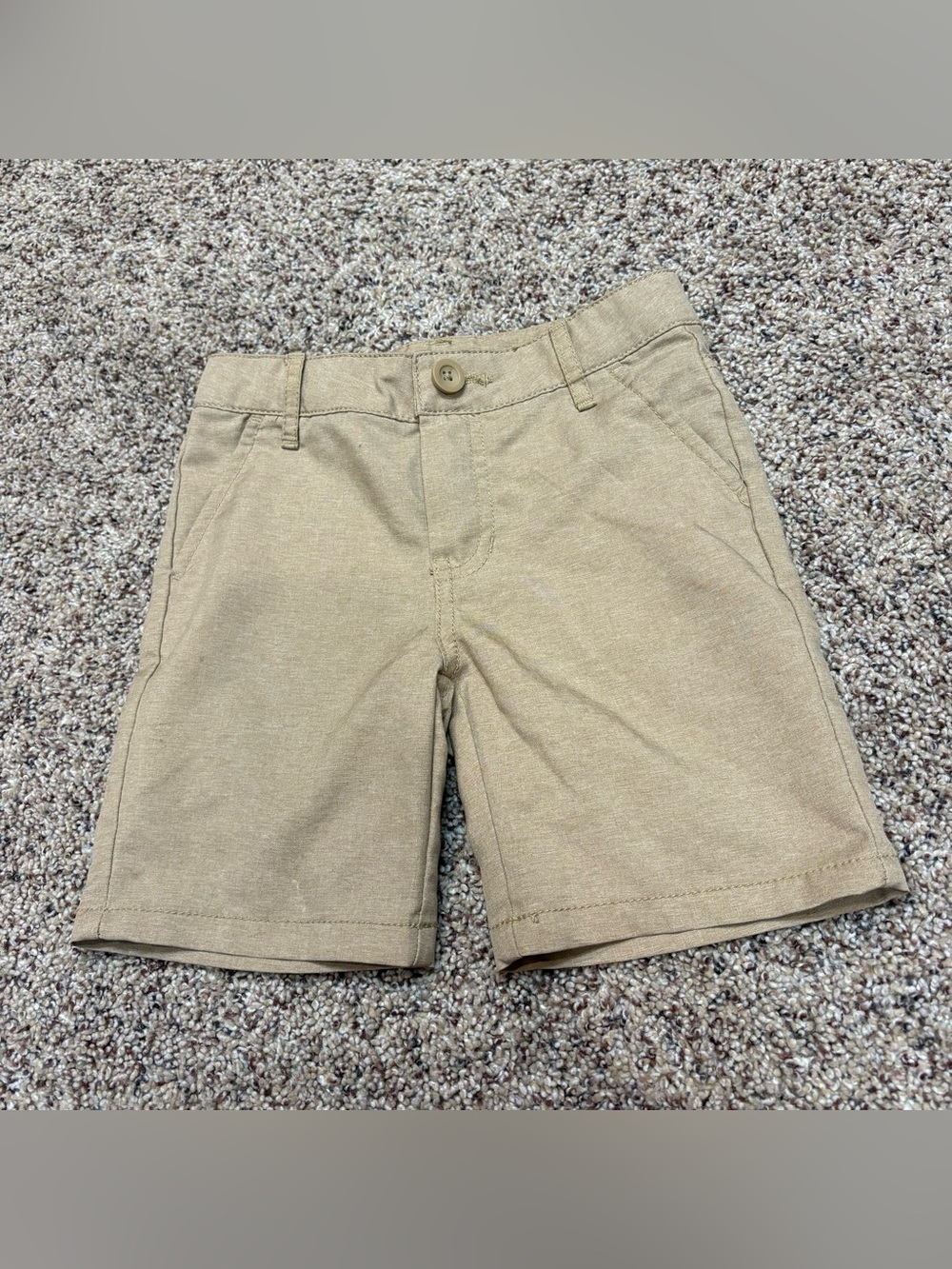 Cat & Jack Khaki/Tan Kids Chino Shorts boys 5T adjustable waist